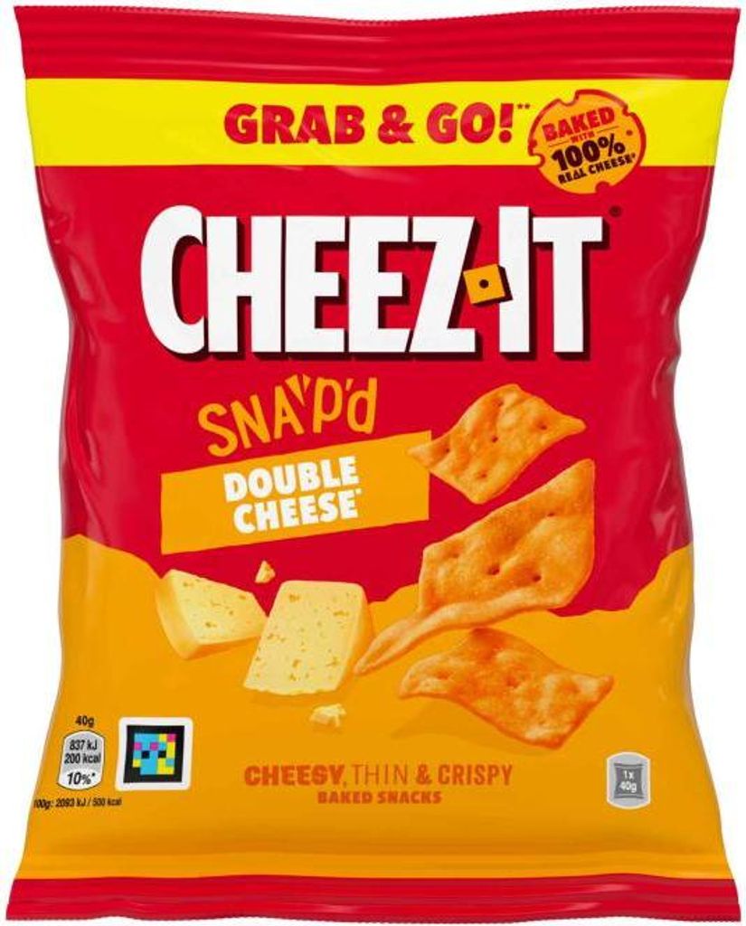 Cheez It Snap'd Double Cheese 20x40g Produktbild 