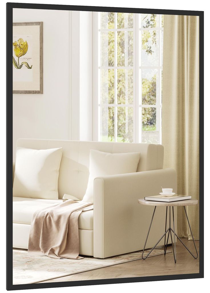 HOMCOM Wandspiegel, 76,2 x 101,6 cm, Rechteckig Spiegel für Produktbild 