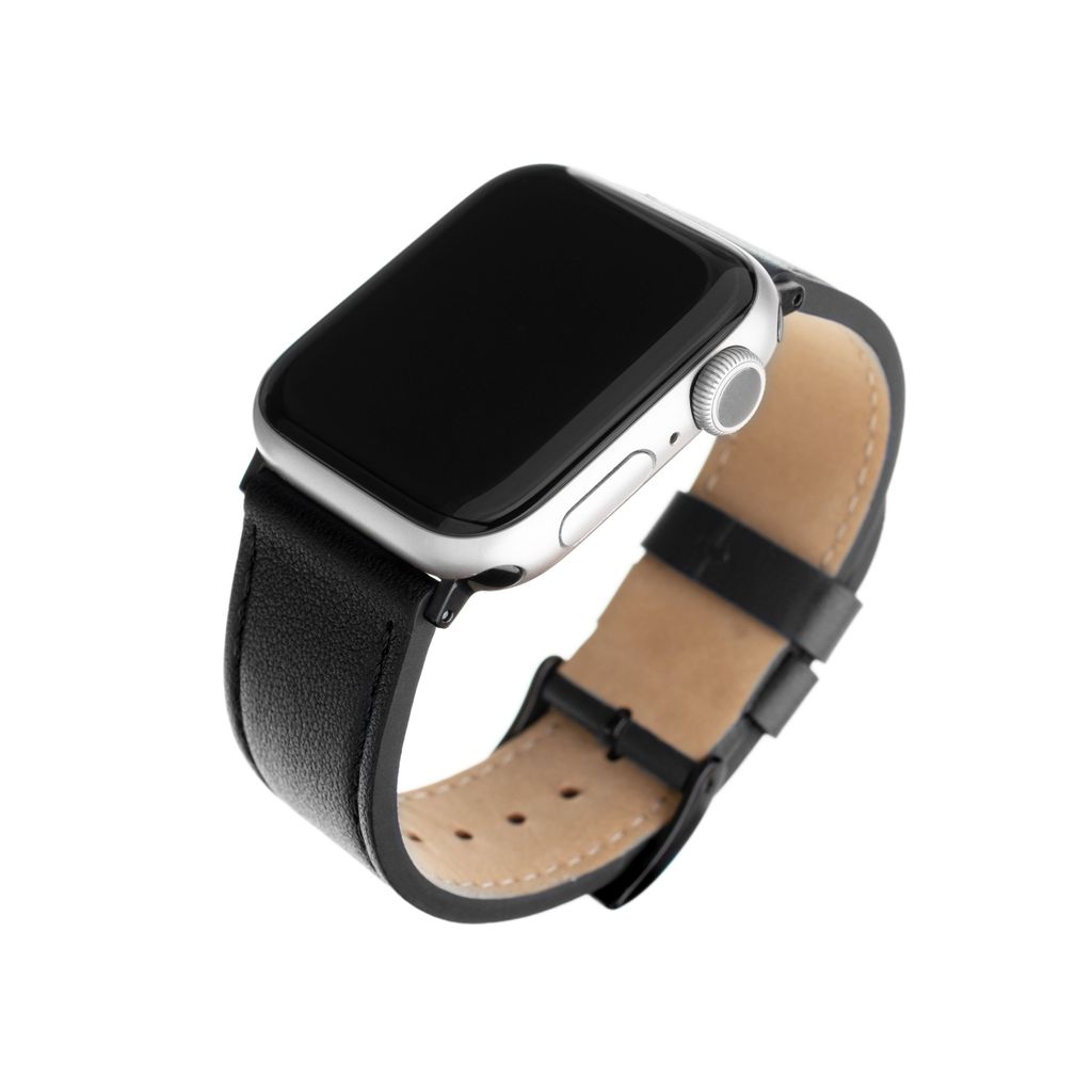 FIXED Lederarmband für Apple Watch 38/40/41mm schwarz