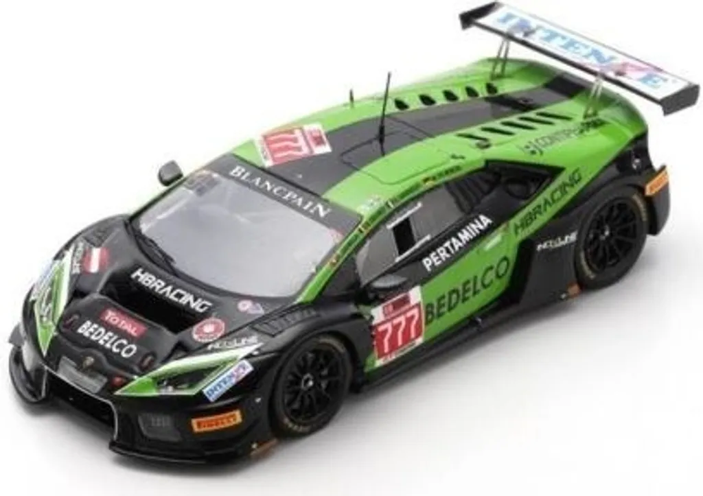 Voiture miniature Lamborghini Huracán GT3 Spark à l'échelle 1:43 de course