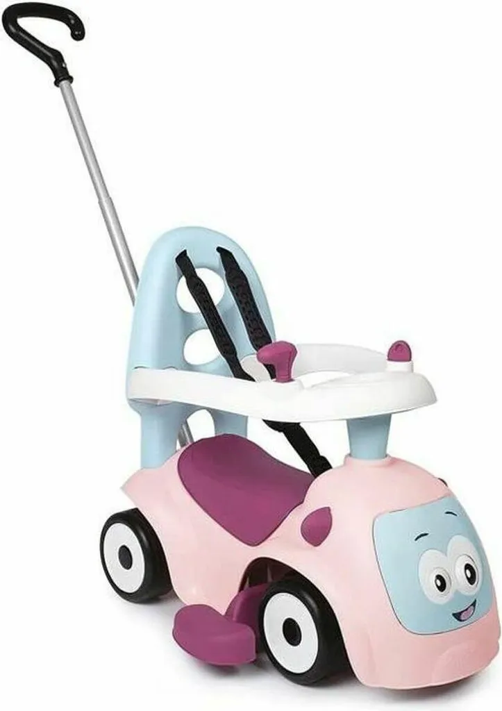 Tricycle Smoby 720305 Rose Sécurisé pour Apprendre à Pédaler sans Peur