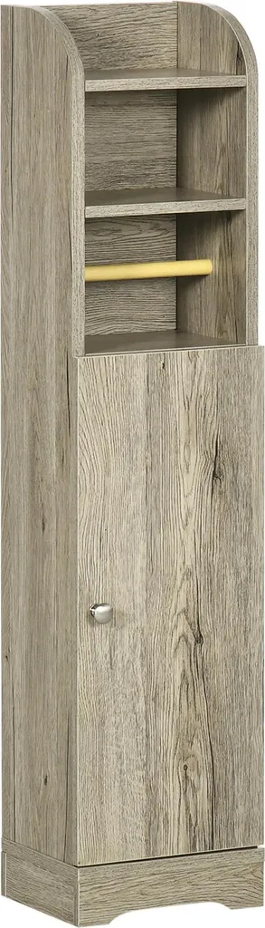 Armoire de salle de bain avec tablette réglable - Colonne 23 x 18 x 100 cm