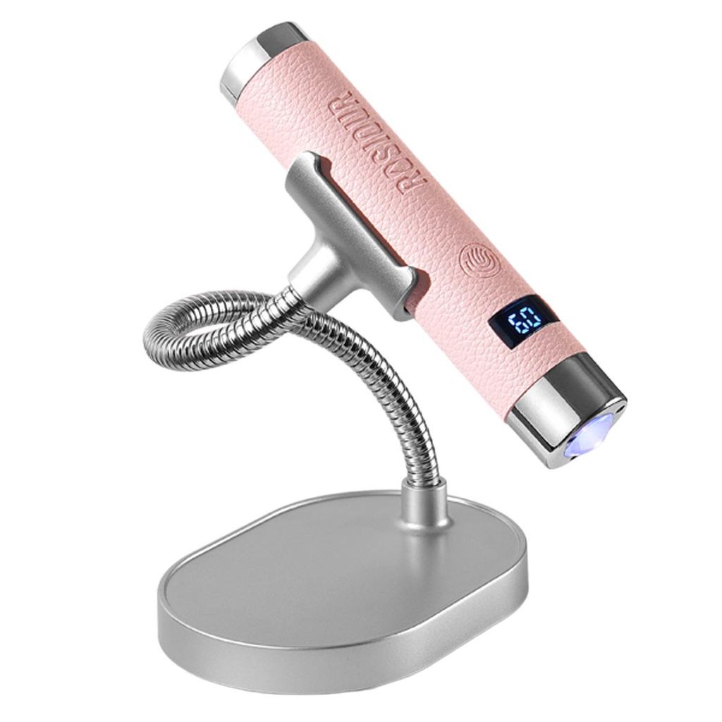 48 WGel-Nagellampe mit AI-Sensor,USB-Cwiederaufladbar,48 W UV/LED 365+405 nm,digitales Display,30/60 s Timer,ideal für Heim- und Profi-Nagelstudio