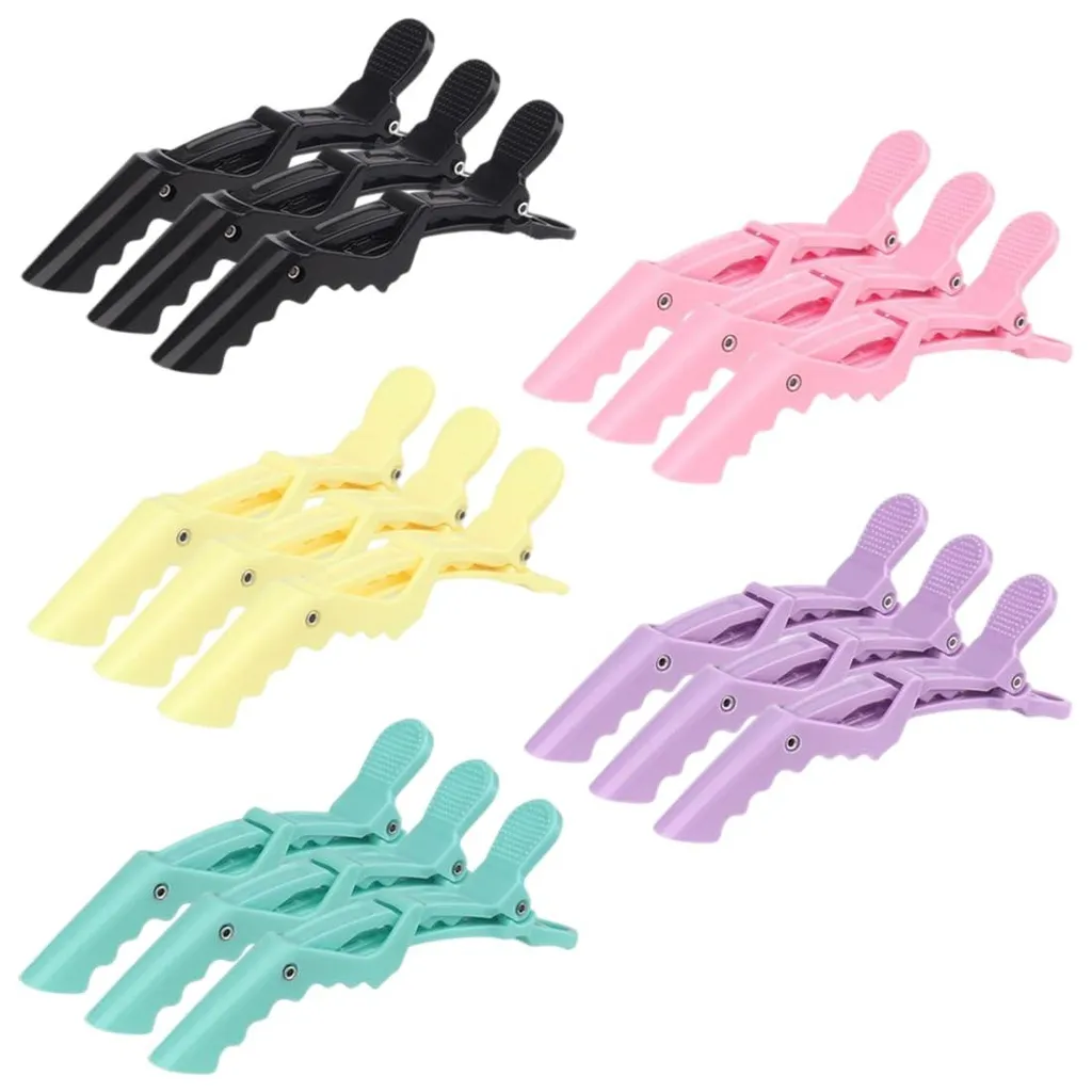 Barrettes Crocodiles Anti-plis Lot de 15 pour une Coiffure Sans Glisse