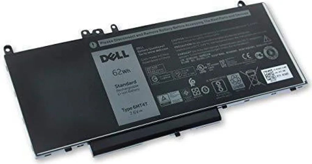 Batterie Dell 62Wh 8000mAh Haute Capacité pour Latitude E5570 Noir