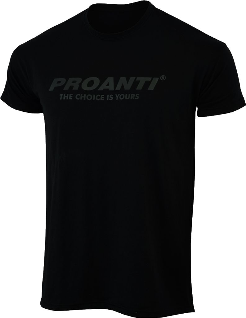PROANTI Motorrad T-Shirt Schwarz Kart Sport Chopper Motorsport Shirt - Größe L