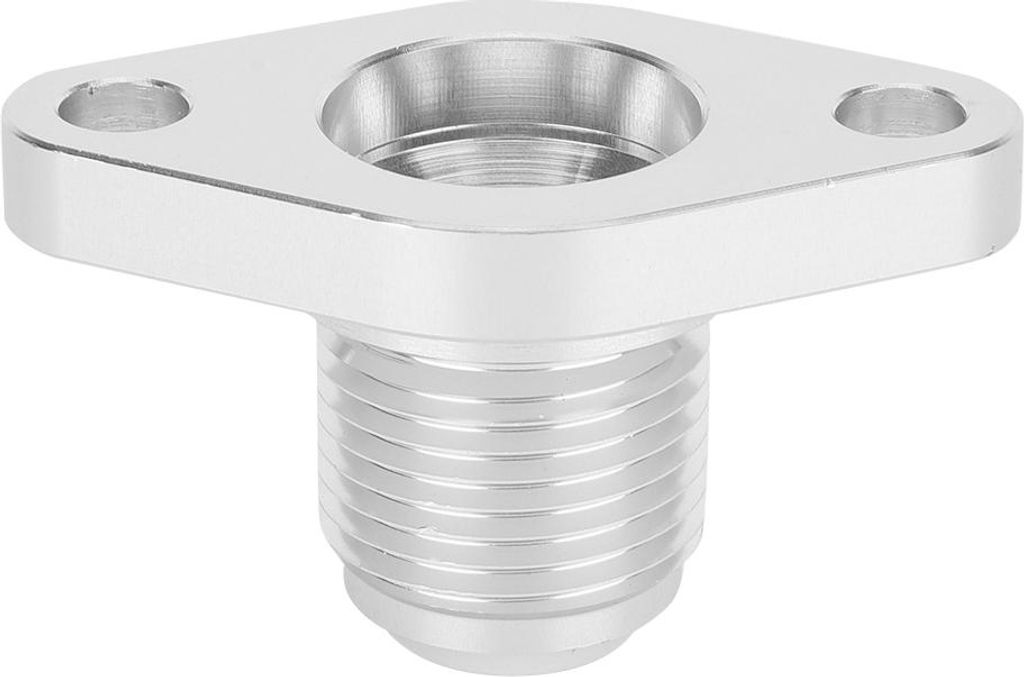 Aluminium 12 AN Turbo-Ölablass-Rücklaufflansch, passend für T3 T4 T3/4 T04 GT40 GT50 GT55
