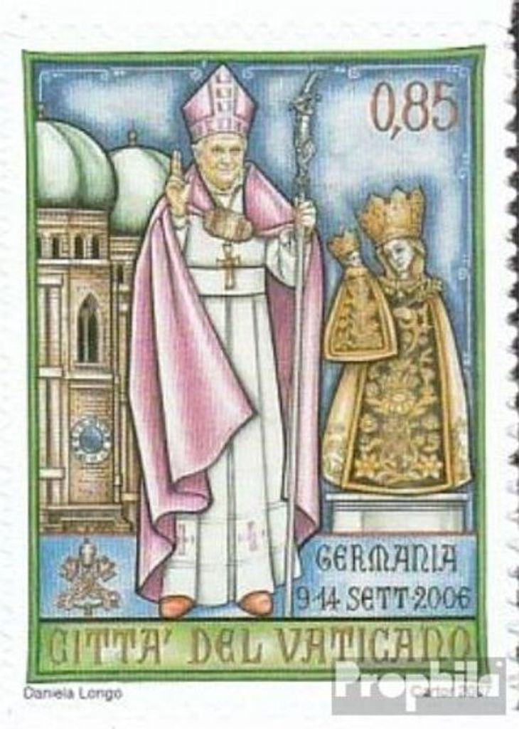 Briefmarken Vatikanstadt 2007 Mi 1596 (kompl.Ausg.) Produktbild 