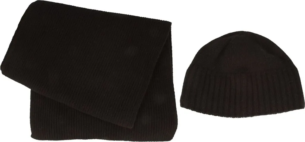 Hut-Breiter Set Invernale Lana Extra Fine: Cappello e Sciarpa Uomo Donna