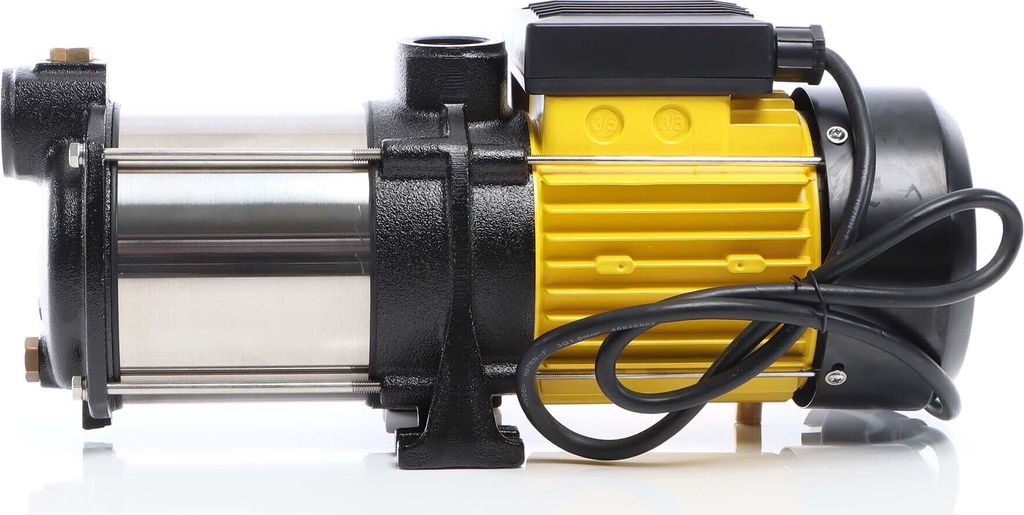 Kreiselpumpe 2500 W, Hauswasserwerk Gartenpumpe Jetpumpe Mit