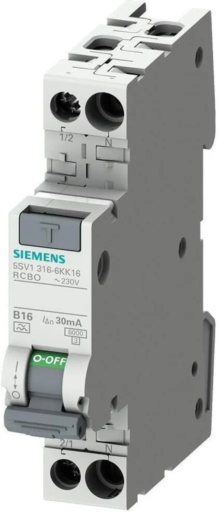 Siemens 5SV13166KK16: Il Miglior RCBO Compatto B16 per Casa Tua