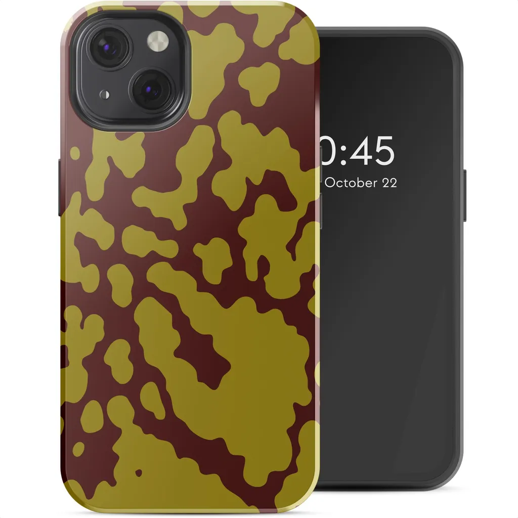 Selencia Vivid iPhone 13 Case MagSafe - Moo'd Olive Dust Protettiva
