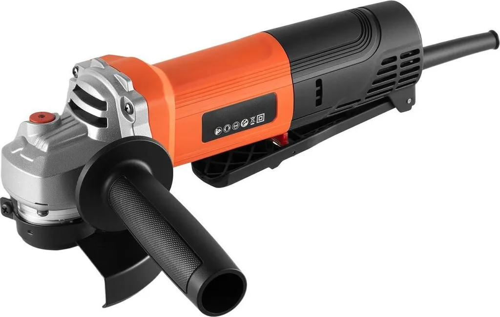Smerigliatrice angolare, utensile elettrico da 114,3 mm, 4,5 A, 12000 giri/min, smerigliatrice angolare ad alta velocità con cavo e protezione antipolvere regolabile per la smerigliatura, il taglio e la rimozione della ruggine dai metalli (disco non incluso)