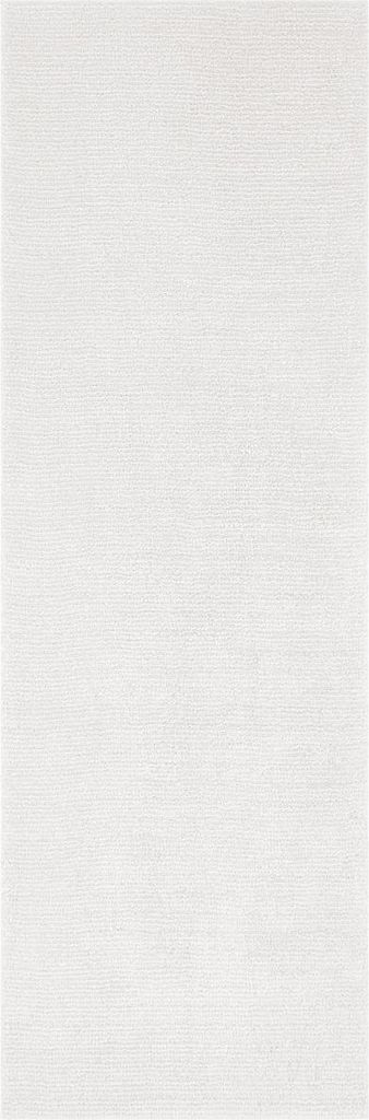 Kurzflor Teppich Supersoft Cremeweiß, Größe:80x250 cm