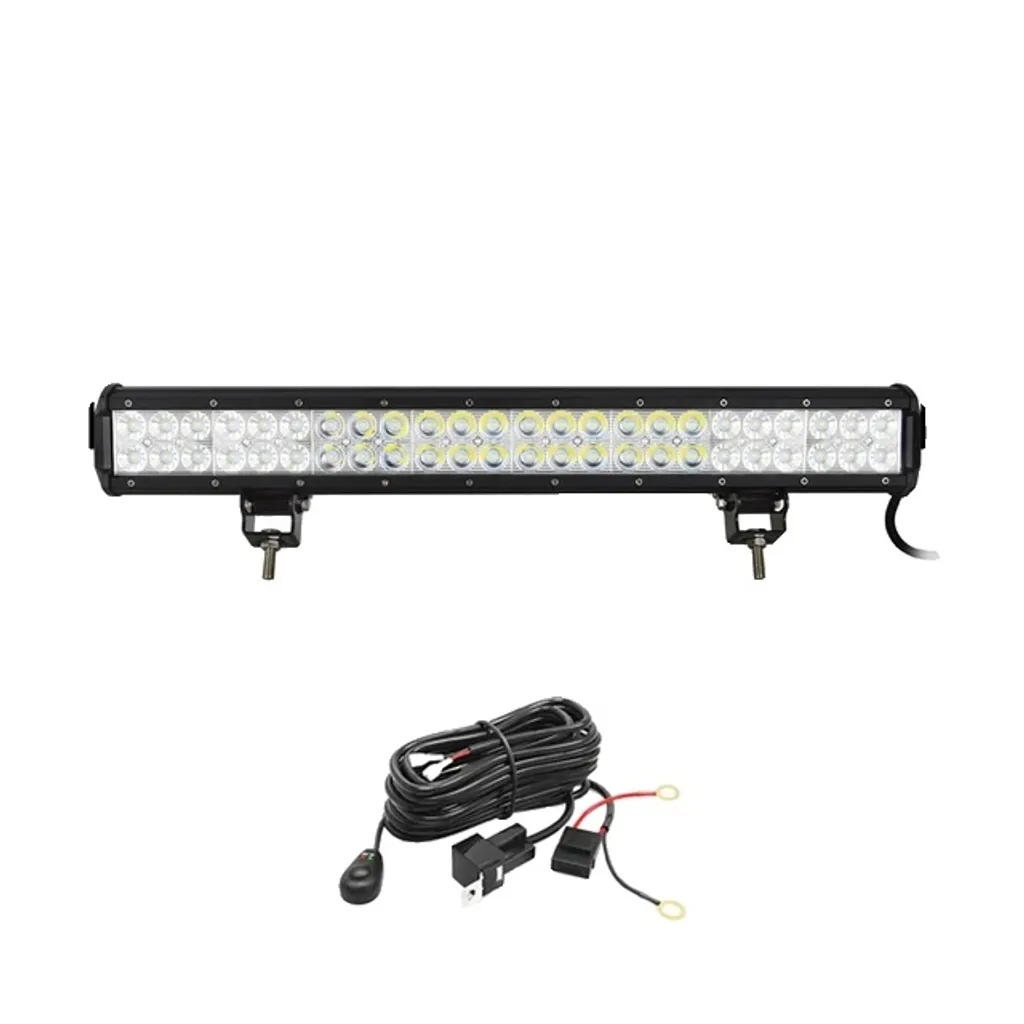 Barre lumineuse LED 144W anti-vibration 22in pour travaux nocturnes