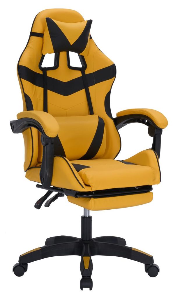 Gaming Stuhl Krit Eco Gelb-Schwarz Produktbild 