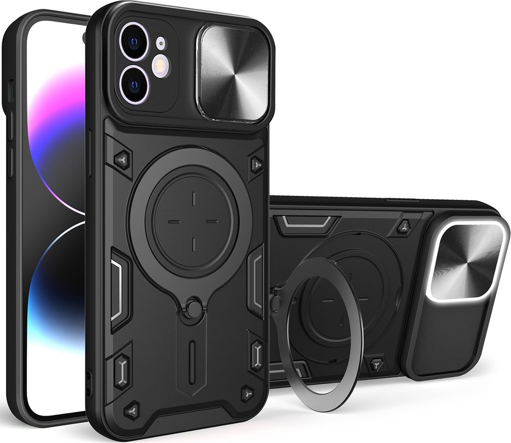 Handyhülle für iPhone 12 Dual-Layer Stoßfest Rüstung Hülle Produktbild 