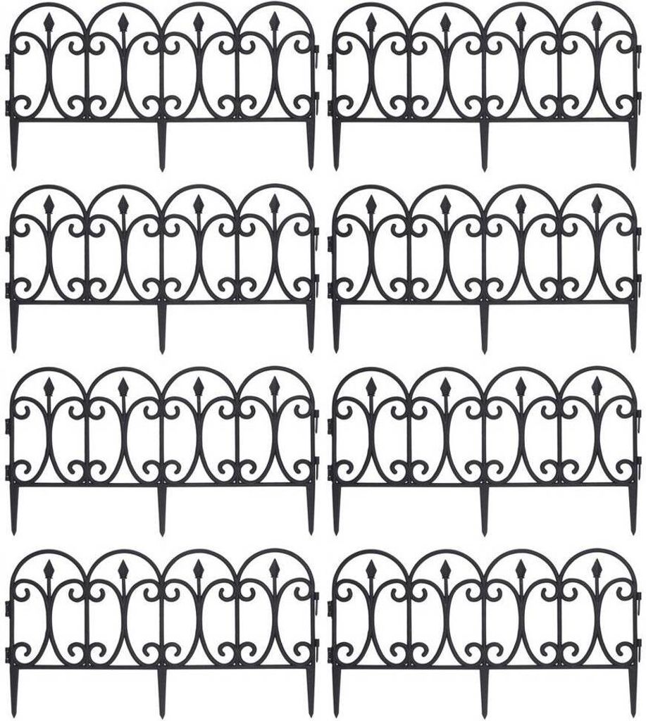 ProGarden Palisade Zierzaun Gartenzaun Beetzaun 60x30 cm 4 Produktbild 