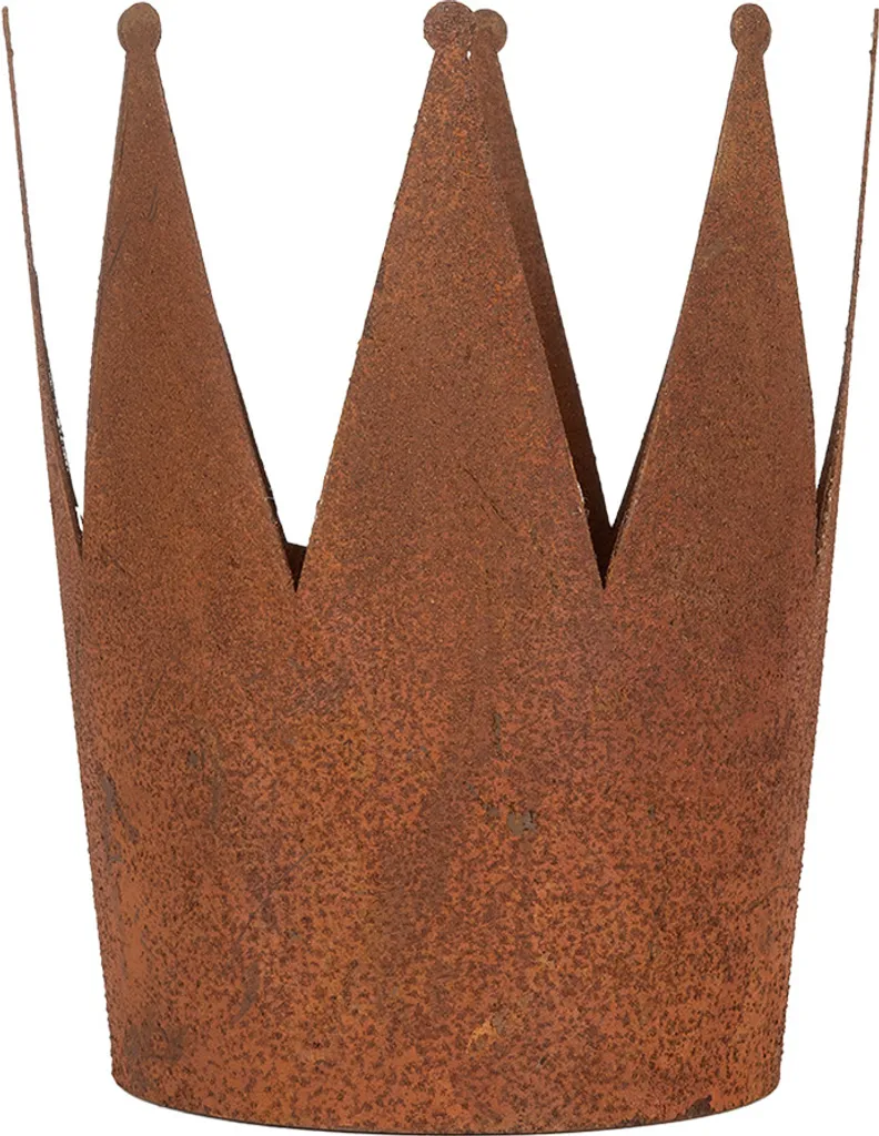 Set de 3 Couronnes Décoratives Métalliques Brunes Style Rétro et Chic - 2