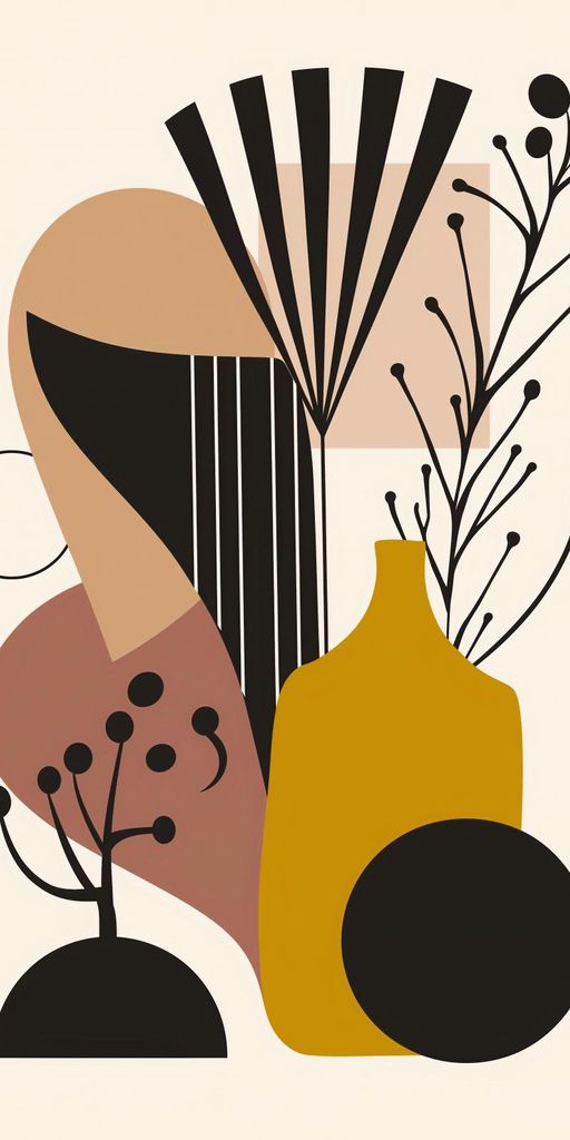 Plakat 50x100cm Kollage Motiv