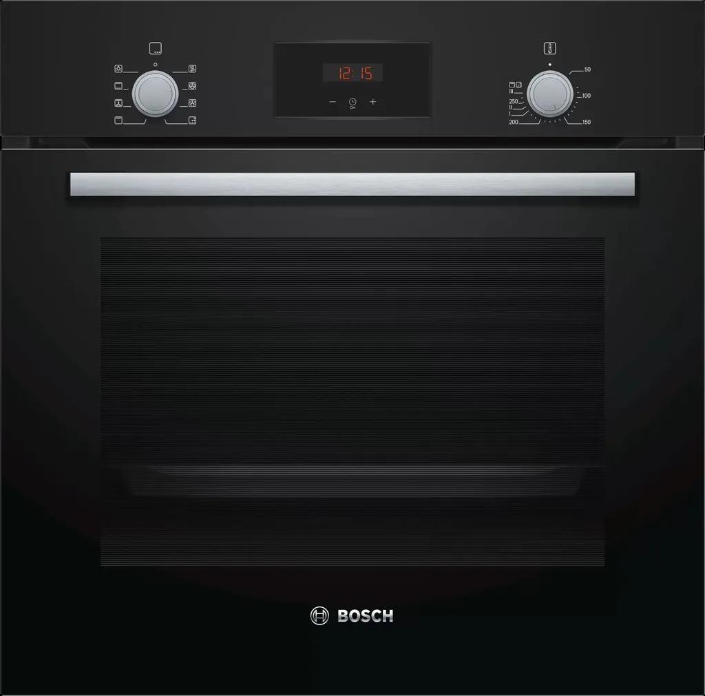 Four Grande Capacité 66L Bosch HBF153BB0 pour Cuisine Familiale Noir