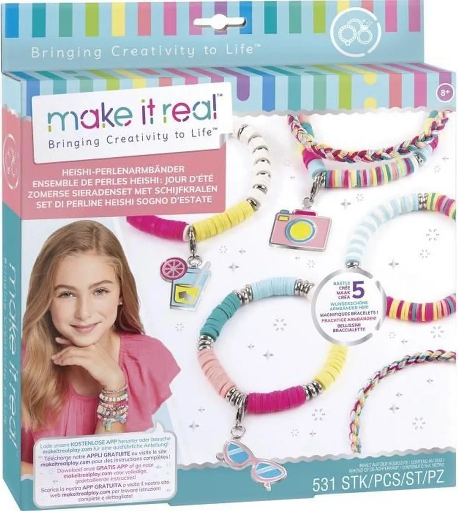 Laboratorio Creativo Braccialetti Make It Real Lansay - Sviluppo 8+