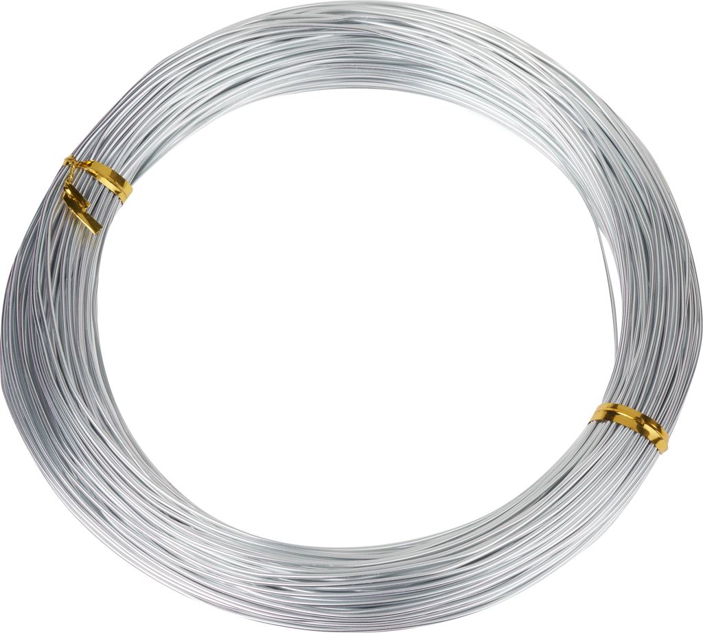 VBS XXL Alu-Draht "Silberfarben" 1 mm / 40 m Produktbild 