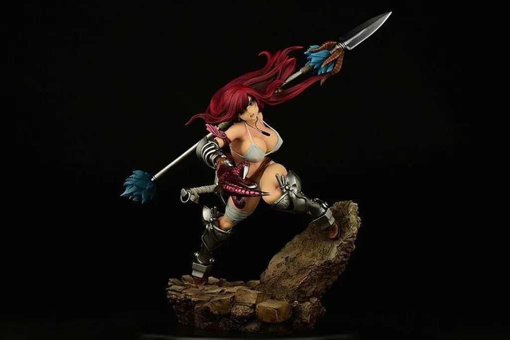 Figurine de collection Fairy Tail Erza Scarlet version armure 31 cm 1/6