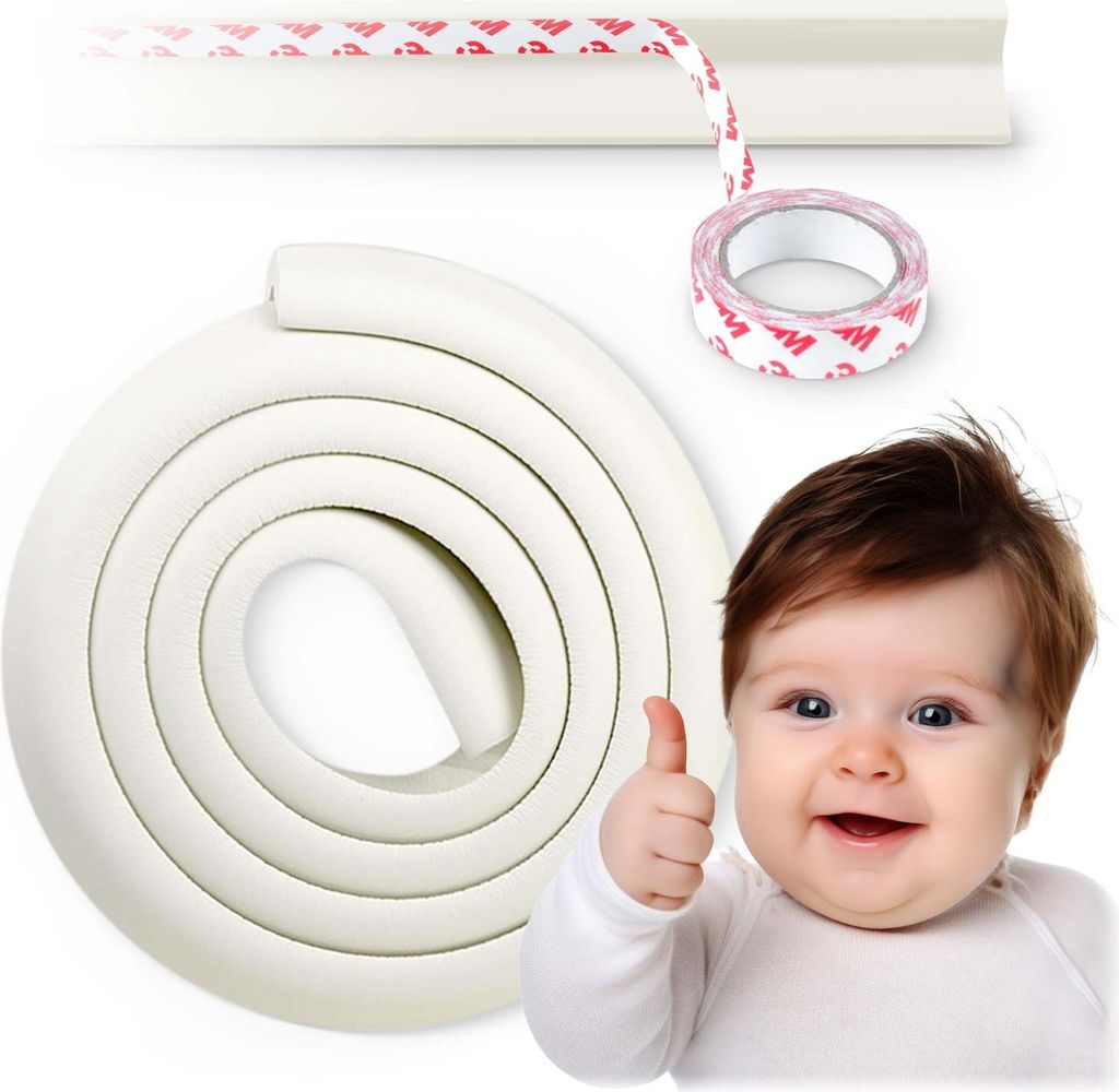 Ricokids 798700 Sicherheitsschaumstoffklebeband Weiß 2 m Produktbild 