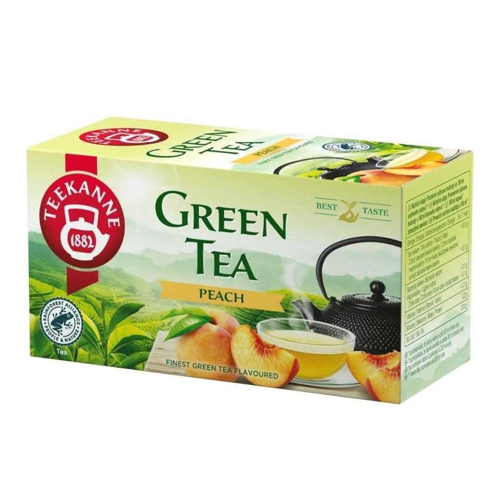 TEEKANNE - Green Tea Peach - Grüner Tee mit Pfirsichgeschmack - 35 g