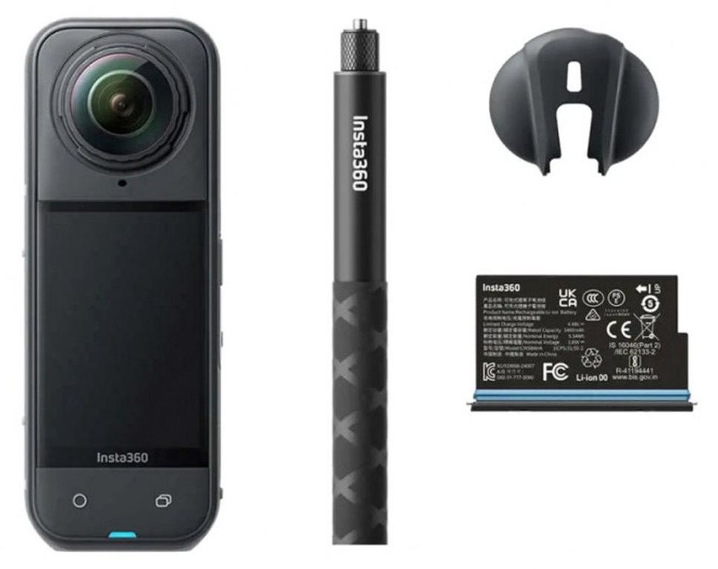Insta360 X5 Starter Bundle, 8K Ultra HD, 72 MP, 120 fps, Produktbild 