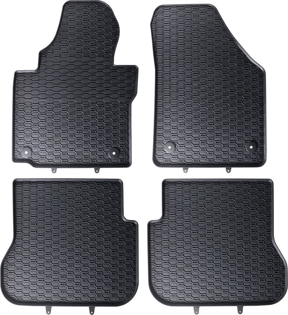 GH Gummifußmatten Set für VW Caddy 3 Typ 2K, Bj. 2004-2020 Produktbild 