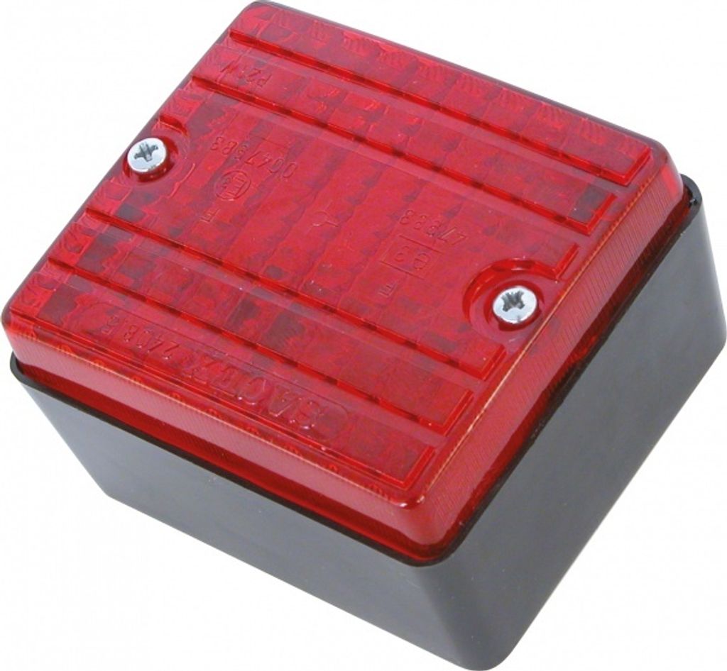 Nebelschlussleuchte 70x80mm12V e4-47333