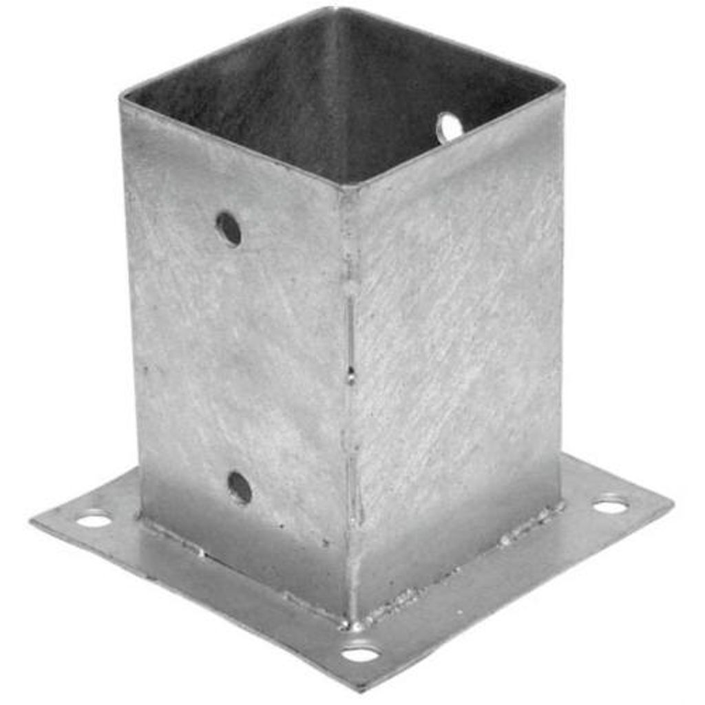Pfostenfuß / Anker 101x101x150mm, verzinkt Produktbild 