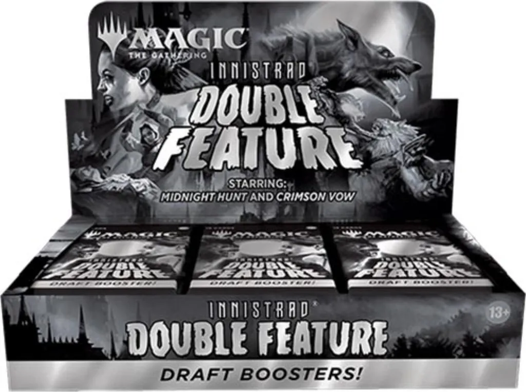 Boîte Innistrad Double Feature Magic avec cartes foil argentées