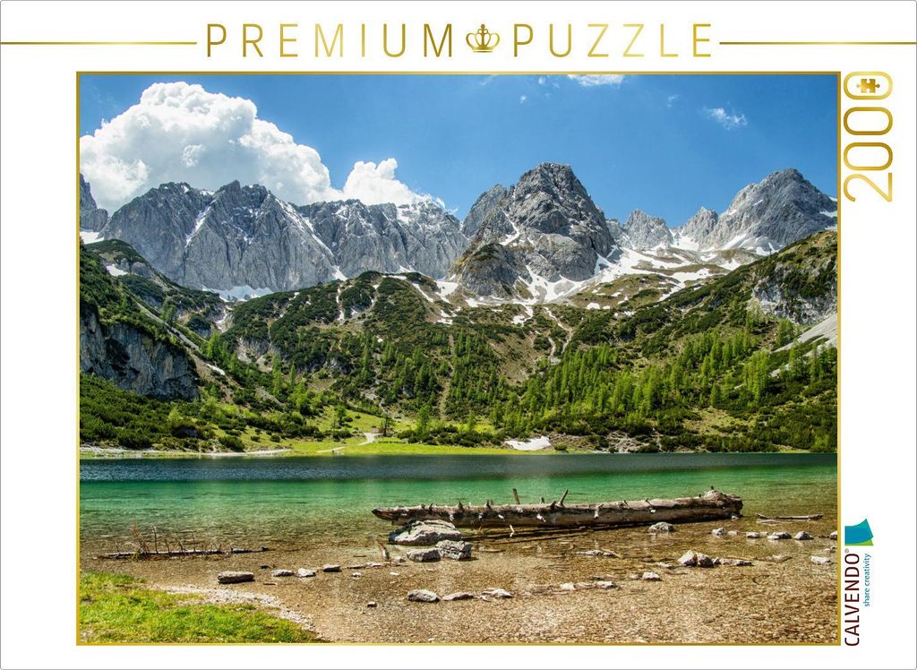 CALVENDO Puzzle Seebensee 2000 Teile Puzzle quer | 2000 Teile Lege-Größe 90x67cm Foto-Puzzle für glückliche Stunden