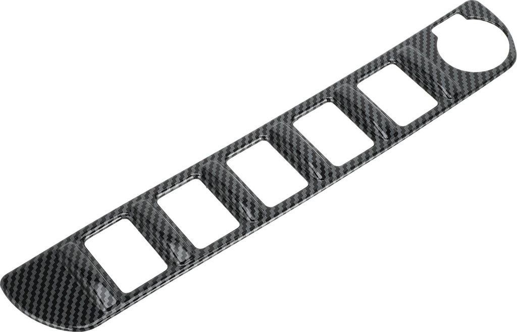 1 Stk. Konsole AC Schaltertaste Steuerabdeckung fš¹r Toyota Tacoma 2016-2023 A/C Klimaanlagenabdeckung Carbonfaser Muster ABS Schwarz