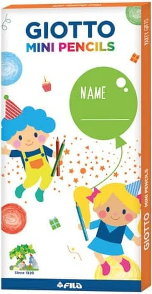 Crayons de couleur pour anniversaire GIOTTO F312000 - Lot de 10 étuis