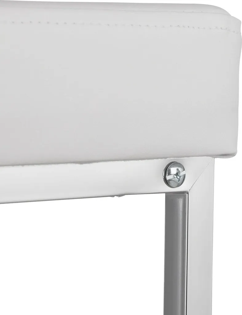 Tabouret blanc de rangement pour optimiser les petits espaces de vie - 6