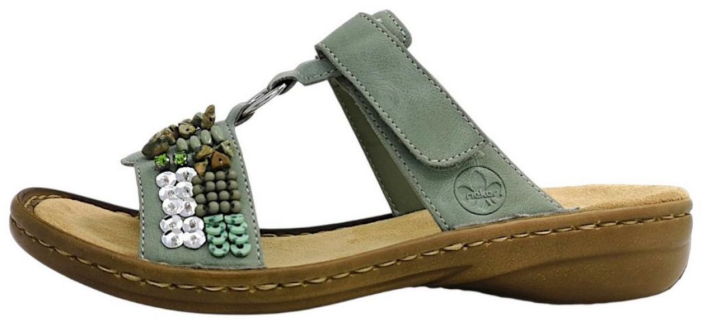 Rieker Pantolette Grün in Gr. 40 Produktbild 