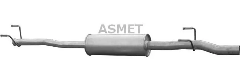 Silencieux central ASMET 2059 OE 9064904301 pour Mercedes Sprinter