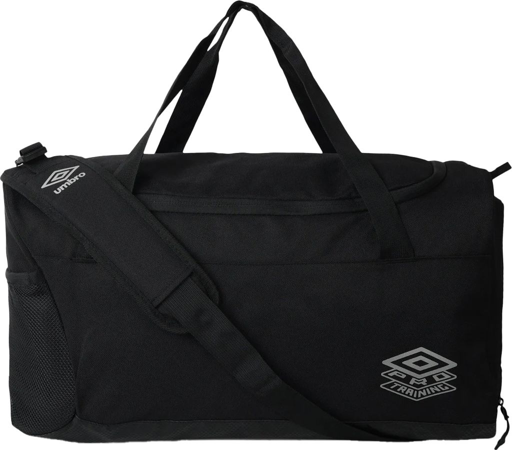 Umbro - Reisetasche "Pro Training Elite" UO2456 (Einheitsgröße) (Schwarz/Silber)
