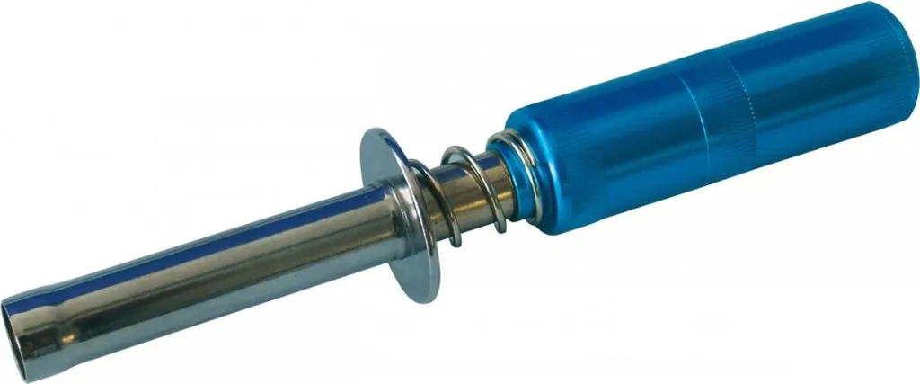 Restez Visible dans le Noir avec le Glowstick Mini Jamara Bleu en Alu