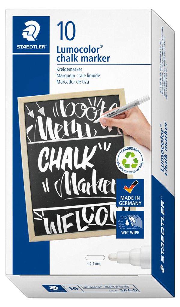 Staedtler Kreidemarker Lumocolor weiß