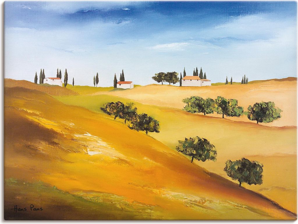 ARTland Leinwandbild Sonniger Tag IV Größe: 40x30 cm