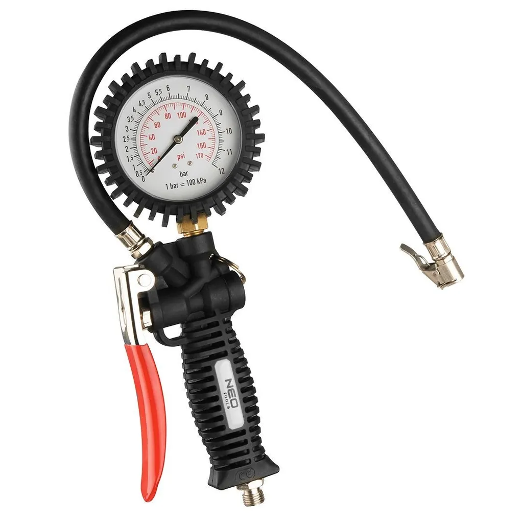 Pistolet à pompe 80 mm à cadran antichoc - Haute précision NEO TOOLS