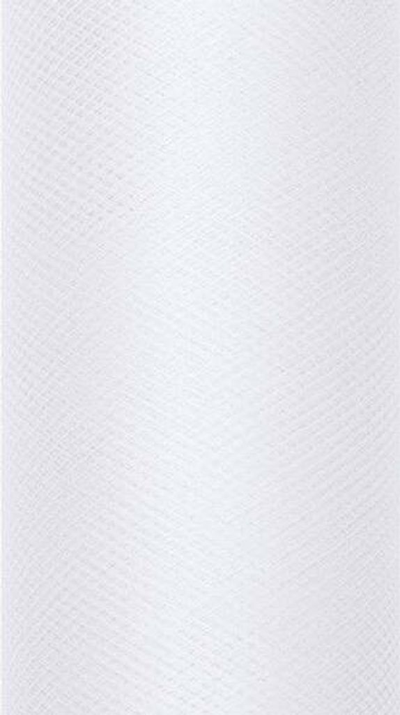 Tüll Stoff Luna weiß 9m x 50cm Produktbild 