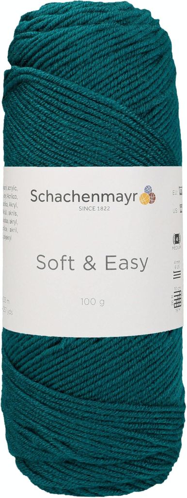 Schachenmayr Soft & Easy, 100g Petrol Handstrickgarne Produktbild 