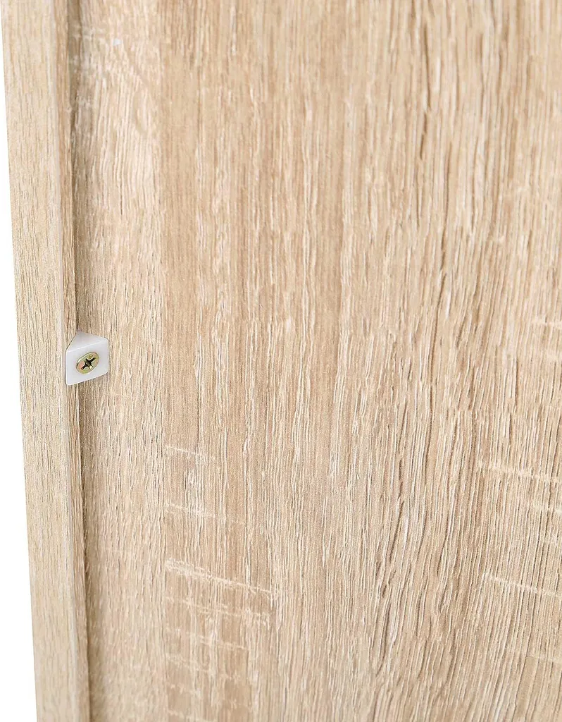 Étagère bois 4 compartiments robuste et stable finition naturelle mat - 6