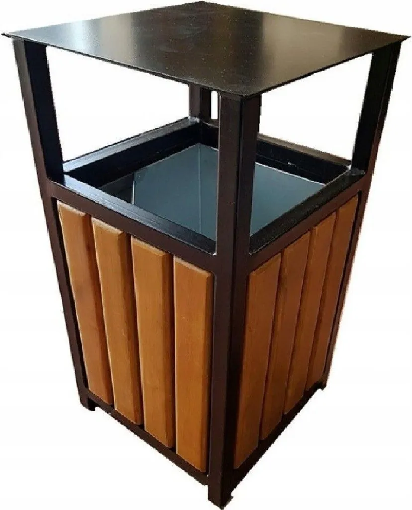 Poubelle de Jardin et Terrasse 60L 9570 avec Toit - Spécial Extérieur